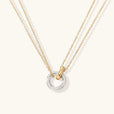 Collar deslumbrante con detalle de anillo – imagen 2