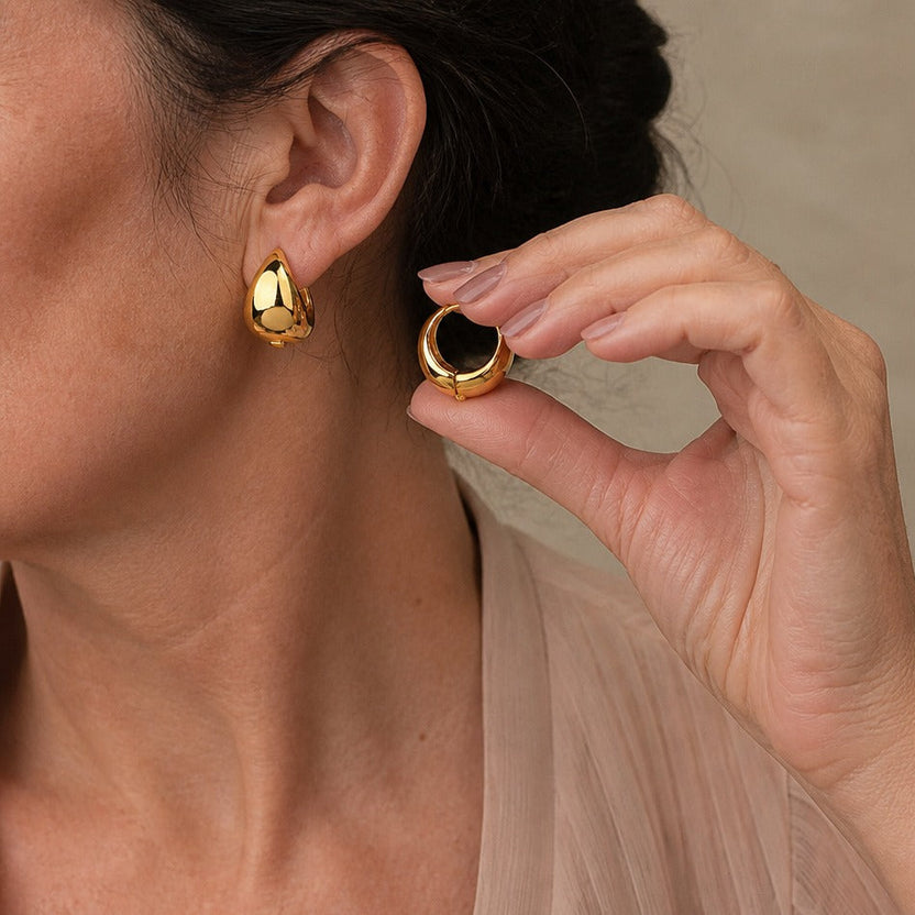 Pendientes aros pequeños Aveline