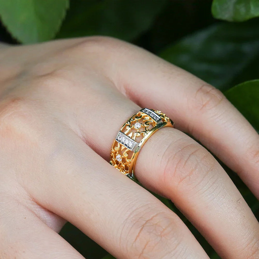 Anillo exquisito calado – imagen 2