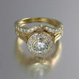 Conjunto clásico dorado de anillos de élite – imagen 2