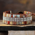 Pulsera boho envolvente de loto – imagen 3