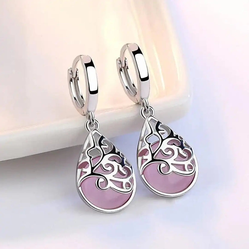 Pendientes exquisitos árbol de la vida