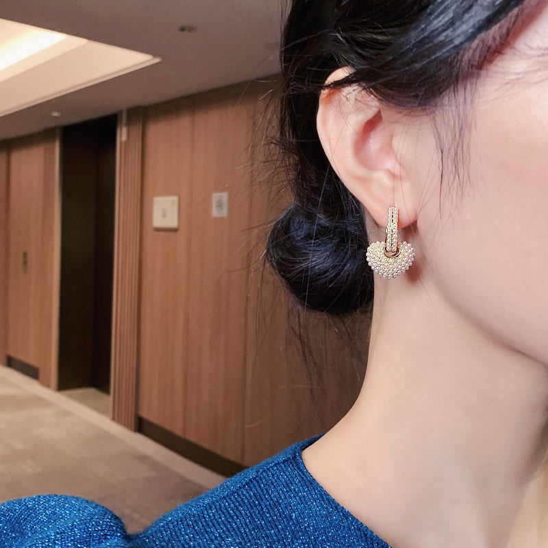 Pendientes Pearl of Love de oro – imagen 3