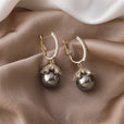Pendientes elegantes de perla Malia – imagen 2