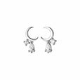 Pendientes de luna creciente con gota – imagen 3