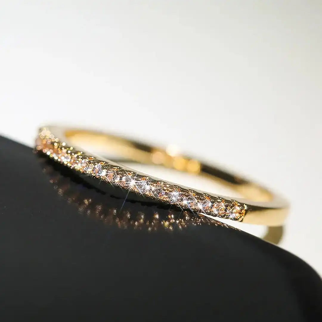 Anillo minimalista de circonita Elyse – imagen 4