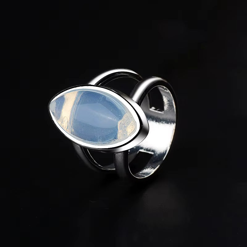 Anillo Christine Marquise de piedra lunar – imagen 2