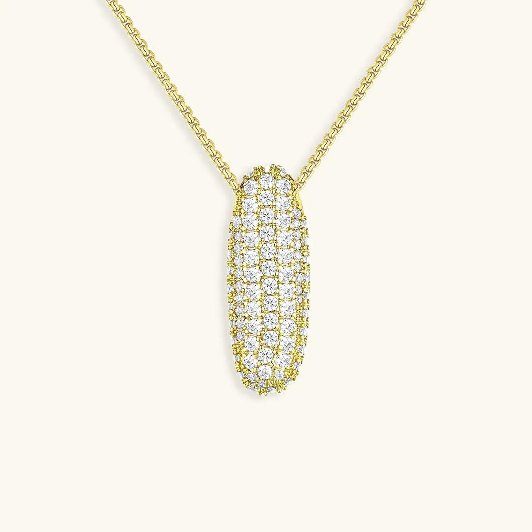 Collar con inicial Bubble de cristales – imagen 11