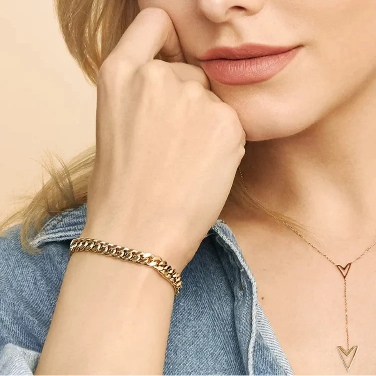 Pulsera icónica de eslabón cubano