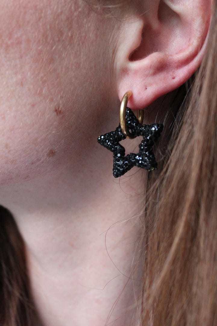 Pendientes de estrella con cristales – imagen 3