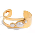 Pulsera vintage de ojo de tigre dorado – imagen 4