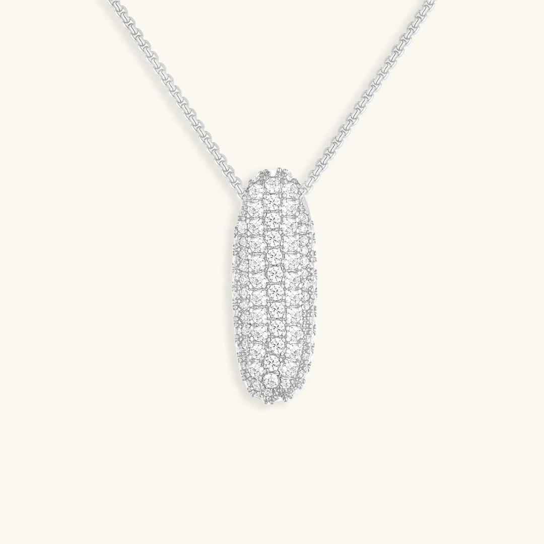 Collar con inicial Bubble de cristales – imagen 40