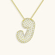 Collar con inicial Bubble de cristales – imagen 12