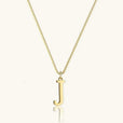 Collar vintage dorado con inicial – imagen 15