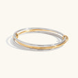Pulsera apilable bicolor atemporal