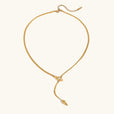 Collar de serpiente dorado vintage