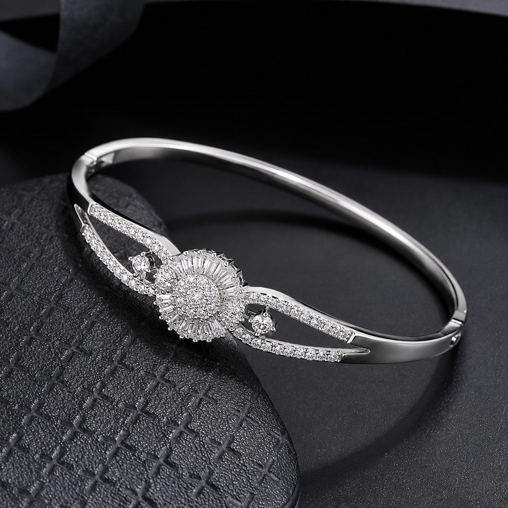 Pulsera clásica de circonita brillante – imagen 2