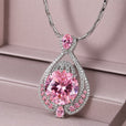 Collar con colgante de circonita exquisito – imagen 3
