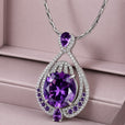 Collar con colgante de circonita exquisito – imagen 2