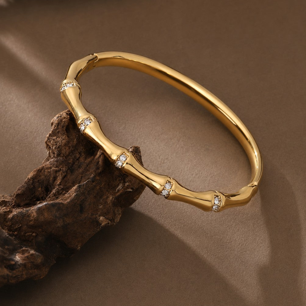 Pulsera de lujo con circonita cuadrada – imagen 2