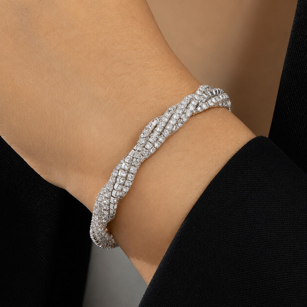 Pulsera envolvente elegante con brillo – imagen 2