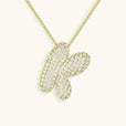 Collar con inicial Bubble de cristales – imagen 13