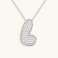 Collar con inicial Bubble de cristales – imagen 43