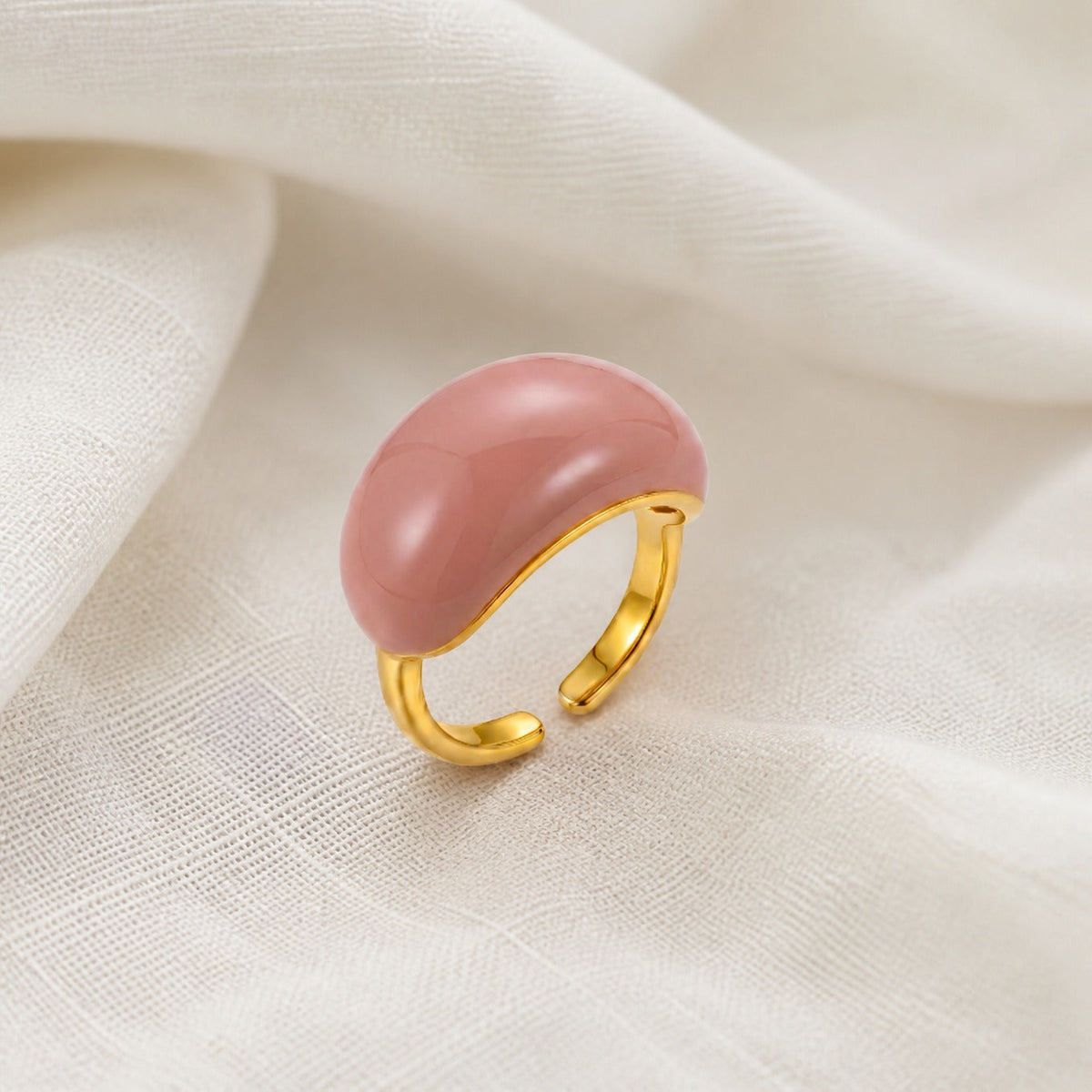 Anillo Lava Drop de acero inoxidable y esmalte – imagen 3