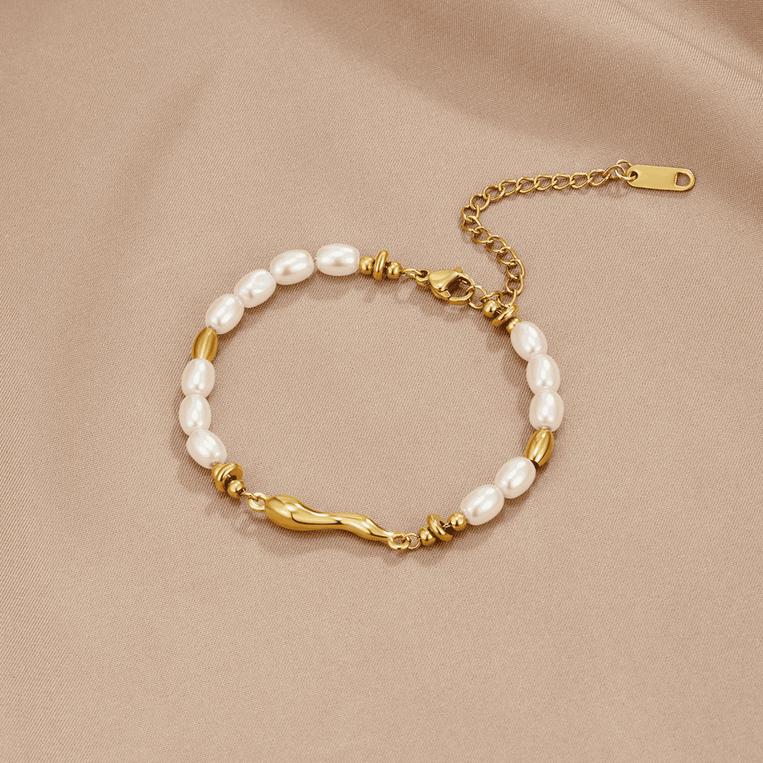 Pulsera de perlas de agua dulce pura – imagen 4