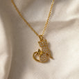 Collar con colgante de gato de cristal de lujo – imagen 2