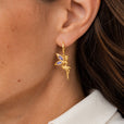 Pendientes aro de hada de lujo