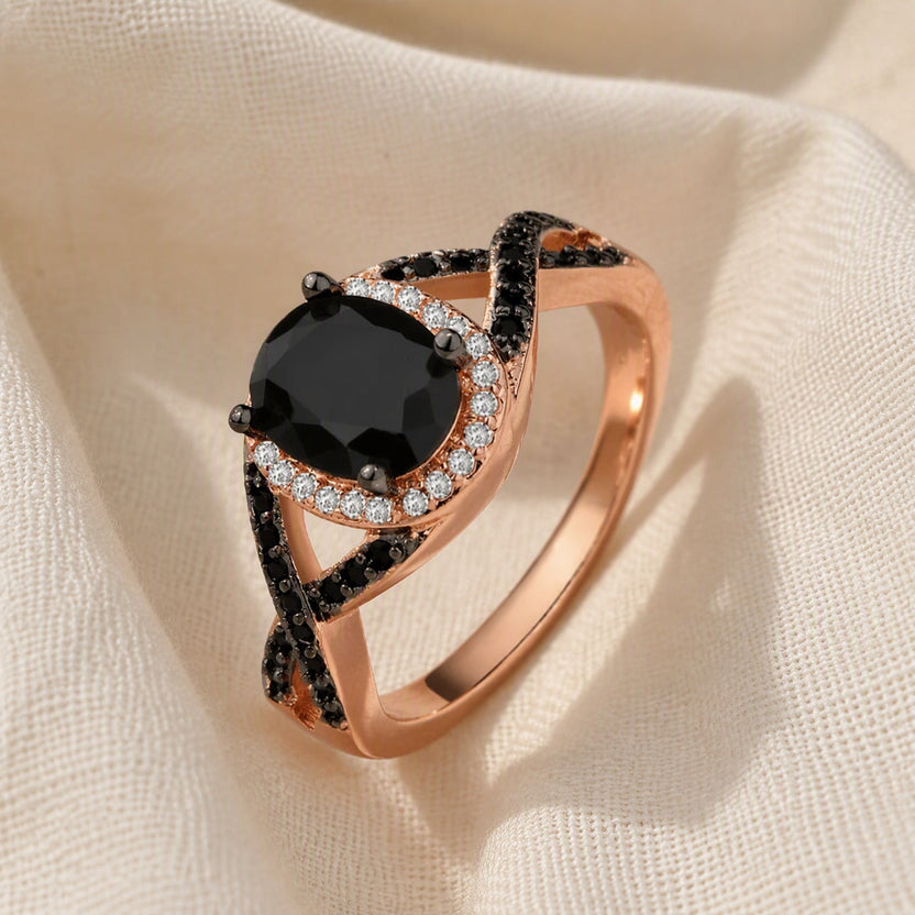 Anillo de ónix de lujo