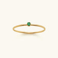 Anillo apilable con piedra preciosa – imagen 6