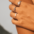 Anillo de cinco perlas Gota de rocío – imagen 6