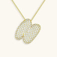 Collar con inicial Bubble de cristales – imagen 16
