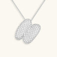 Collar con inicial Bubble de cristales – imagen 45