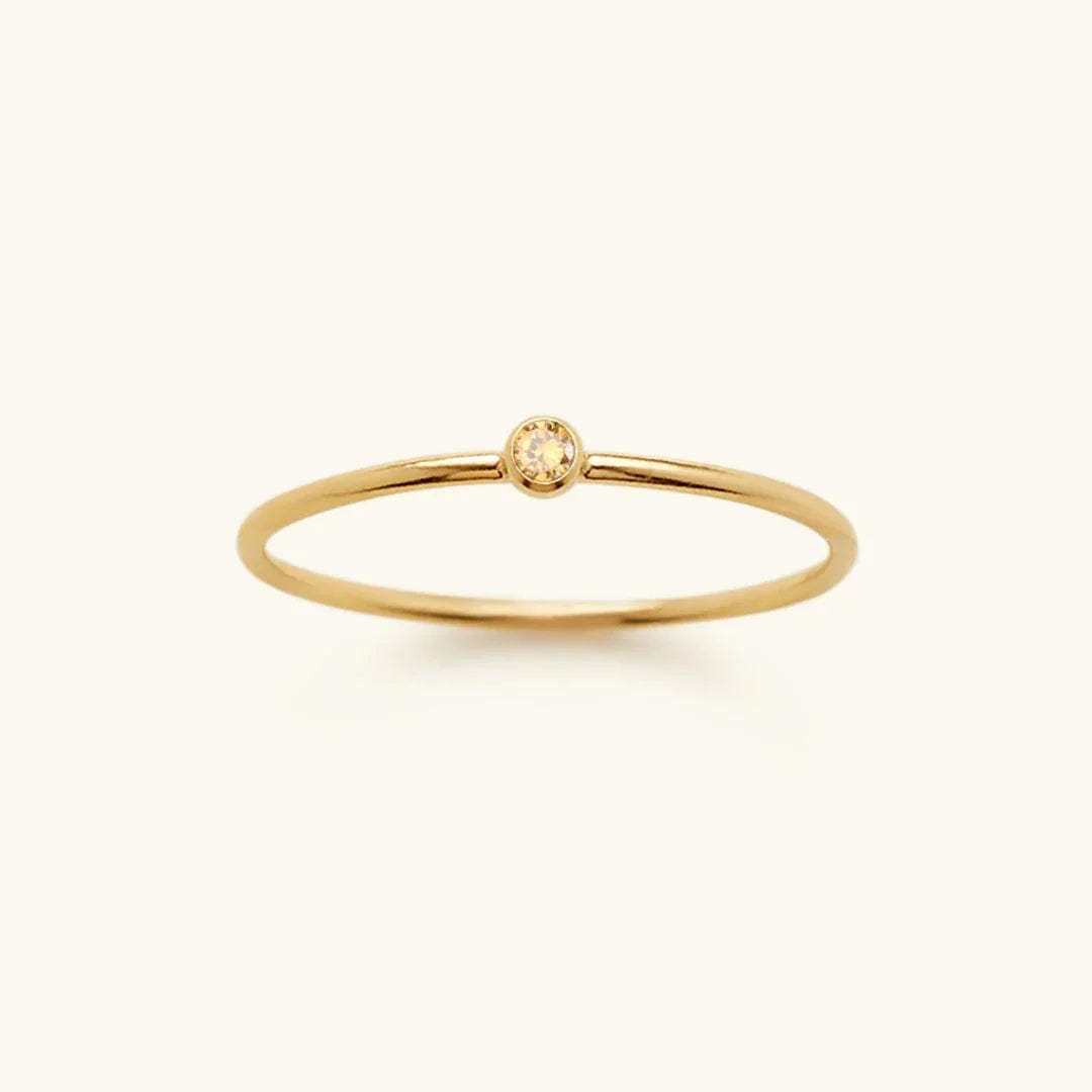 Anillo apilable con piedra preciosa – imagen 12