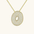 Collar con inicial Bubble de cristales – imagen 17