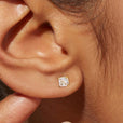 Pendientes etéreos centelleantes en dorado – imagen 3