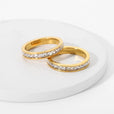 Anillo dorado Amelia deslumbrante – imagen 2