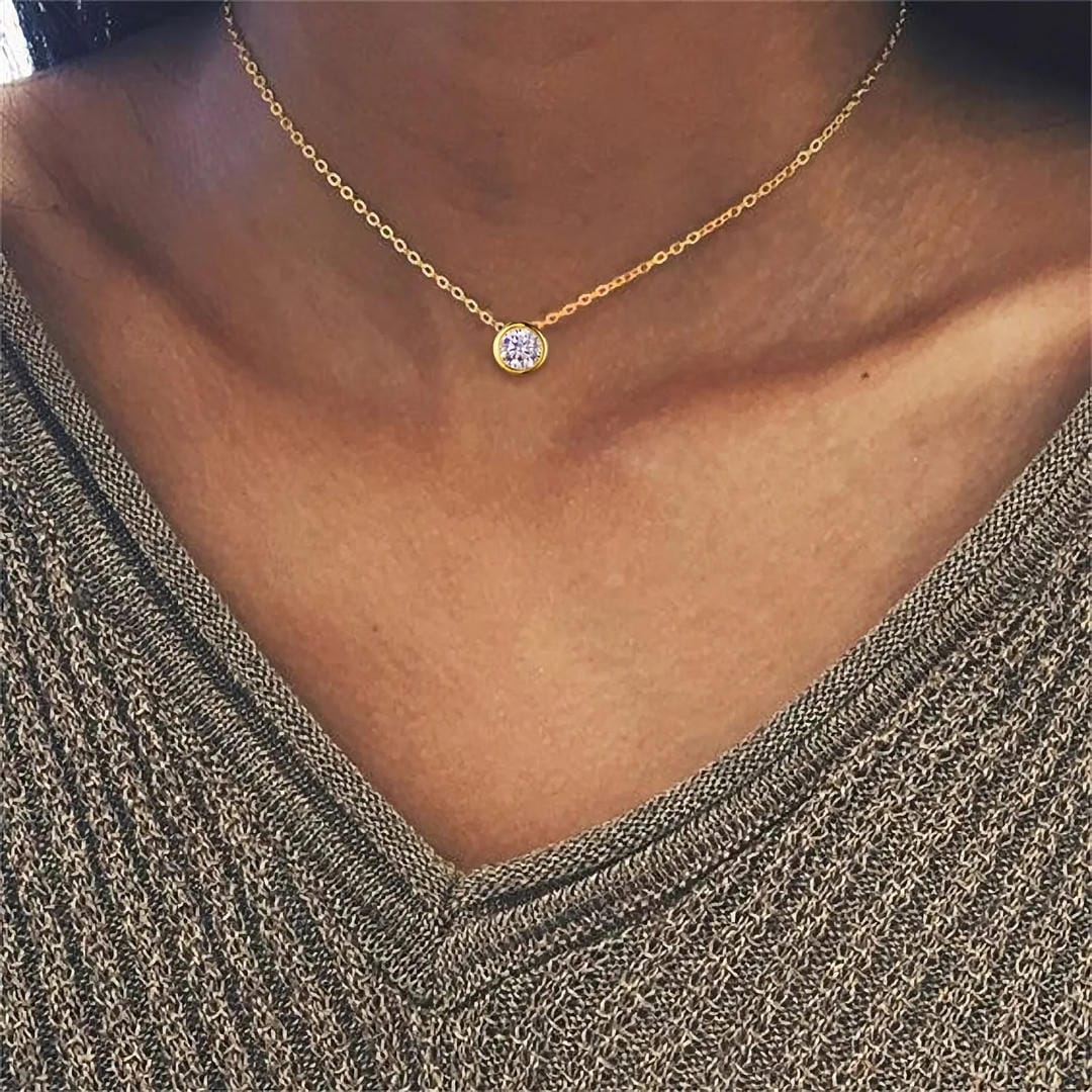 Cadena de oro con gemas radiantes – imagen 28