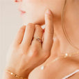 Anillo apilable con piedra preciosa – imagen 14