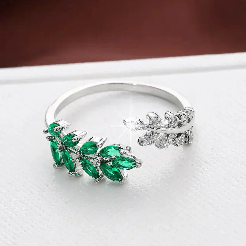 Anillo Lyselle con motivo de enredadera – imagen 2