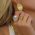 Anillo de perla elegante y atemporal – imagen 4