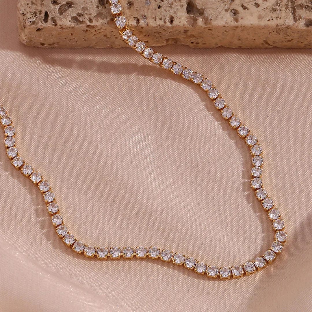 Collar tenis de cristales deslumbrantes – imagen 2