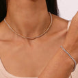 Collar tenis de cristal Wisteria – imagen 6