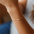 Pulsera de cadena de oro radiante Carmen, Lucía & Rocío – imagen 3
