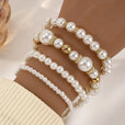 Conjunto de pulseras Amor y Perlas — Carmen, Lucía & Rocío