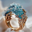 Anillo clásico Juramento del océano