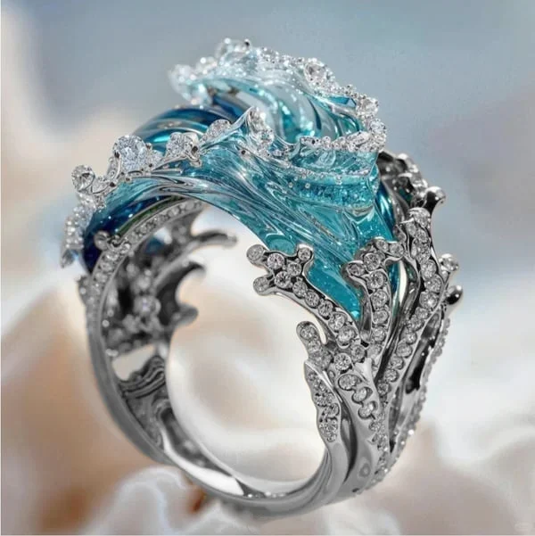 Anillo clásico Juramento del océano – imagen 2